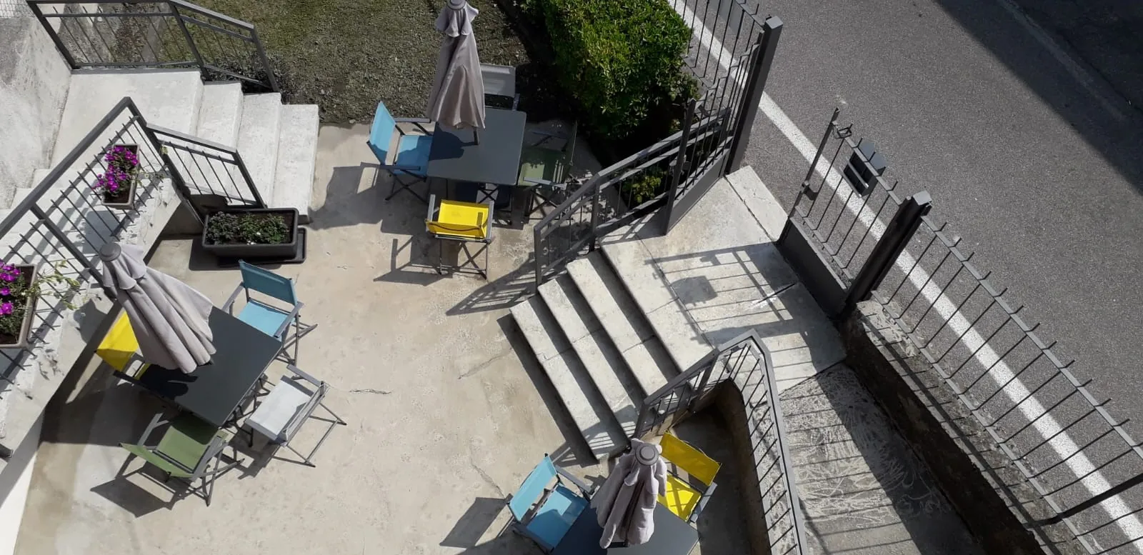 Cortile visto dall'alto